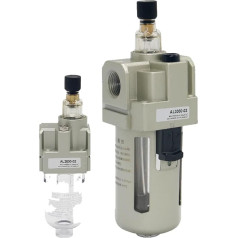 AL-Serie AL2000-02 AL3000-03 AL4000-04 AL4000-06 AL5000-06 AL5000-06 AL5000-10 Lubricator pneumatische Komponenten Modell Durchflussmenge (Farbe: AL5000-10)