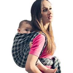 Didymos ttr-564-006 bērnu slings, antracīta modelis, 6. izmērs, melns/balts