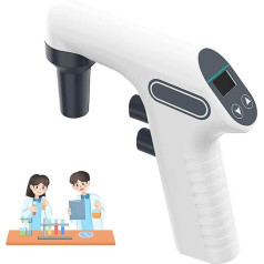 Elektrische Pipettenpumpensteuerung, Digitaler Automatischer Pipettierer, Einstellbare Geschwindigkeit 25 Ml < 5 S (6 Stufen)/Messbereich: 0,1-100 Ml, Für Labor