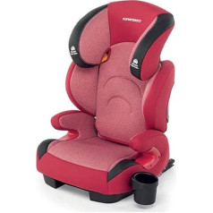 Foppapedretti Best DuoFix Homologētais 2-3 grupas (15-36 kg) autokrēsliņš bērniem no 3 līdz 12 gadiem, sarkans (ķirsis)