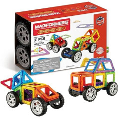 Magformers 797012 Super Rally 31 gab. magnētisko konstruktoru komplekts Magnētiskā būvniecība