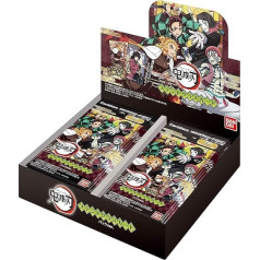 Bandai Demon Slayer Kimetsu no Yaiba vitrāžas efekta kāršu kaste