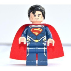 LEGO Man of Steel Supermens tēma - Supermena minifigūriņa (2013. gada versija) ar divpusēju galvu no LEGO