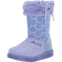 Skechers Kids Baby Girl's Glitzy Glam 20285N (Toddler) Periwinkle 6 Toddler, periwinkle