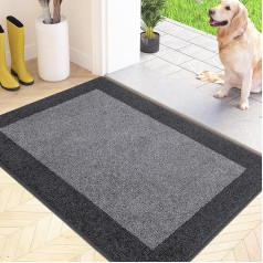 FCSDETAIL Dirt Trapper Mat Indoor 60 x 90 cm, neslīdošs durvju paklājs, mazgājams durvju paklājs sunim, ieejas, priekšdurvīm