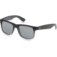 Ray-Ban Unisex Justin saulesbrilles, sarkanas (sarkanas/zilas), 51