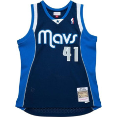 Mitchell & Ness Dirk Nowitzki #41 Dallas Mavericks 2011-12 Swingman NBA Jersey Navy