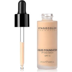 Stagecolor Cosmetics Flüssig Make Up Liquid Foundation mit LSF 15 27,5 ml - deckende Grundierung für einen flawless Teint - Natural Beige