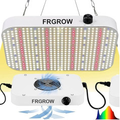 FRGROW LED augšanas gaisma 13000 lūmeni, LED augšanas lampas, LED Vollspektrum augšanas lampas Dimmbarer, Wachstumslampe Zimmerpflanzen Blüte, Pflanzenleuchte LED mit UV-IR-Licht, 584 LED Daisy-Chain-Funktion