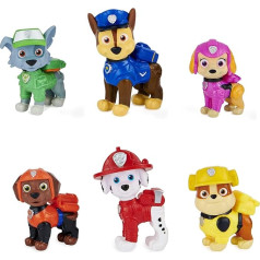 PAW PATROL Dāvanu komplekts ar 6 filmas varoņu kucēnu varoņiem Vecumā no 3 gadiem