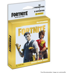 Fortnite Gloden Frame blistera iepakojums ar 12 piedurknēm + 2 dāvanu kastītes