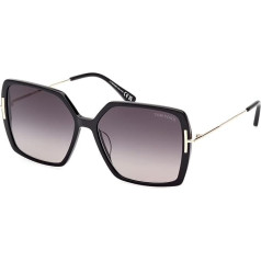 Tom Ford Joanna FT 1039 Shiny Black/Dark Grey Shaded 59/15/140 Sieviešu saulesbrilles, Shiny Black/Dark Grey Shaded