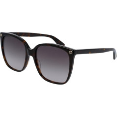 Gucci GG0022S, Oversize Acetate sieviešu brilles - 57