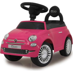 JAMARA 460436 Ride-On Fiat 500 - детский автомобиль, официальная лицензия, багажник под сиденьем, ручка для толкания и захвата, различные звуки, гудок, ве