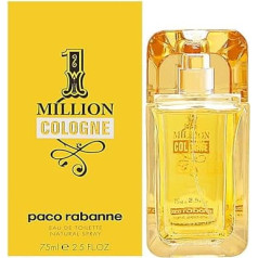 Paco Rabanne One Million Cologne homme/men, Tualetes ūdens, Izsmidzināms, 1 iepakojums (1 x 75 ml)