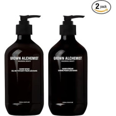 Grown Alchemist Reinigen & Schützen Handpflegeset Twinset: Reich an aktiven Botanicals, die die Hände hydratisieren, reinigen und weich machen - 2er Pack - 500ml