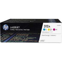 HP 312A 3er-Pack (CF440AM) Blau/Rot/Gelb Original Toner für HP Color Laserjet Pro MFP M476