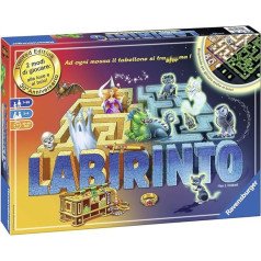 Ravensburger - Magisches Labyrinth Glow In The Dark, Brettspēle, priekš 2 līdz 4 spēlētājiem, 7+ gadi