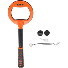 Kadimendium Underwater Metal Detector, IP68 Waterproof, 30M-60M, Portable ABS Housing, Gold Silver Detector, Metal Scan Finder, Gold Hunter for Diving (Orange)