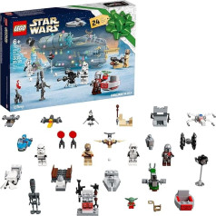 LEGO Star Wars Adventes kalendārs 75307 Brīnišķīgs rotaļlietu konstruktors bērniem ar 7 populāriem personāžiem un 17 mini konstruktoriem; jauns 2021 (335 gab.)