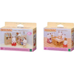 Sylvanian Families Bērnu guļamistabas mēbeles un komplekti 4506 Lelles pusdienu galda komplekts, brūns