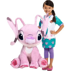 Play by Play Disney Lilo & Stitch Mīkstā Stitch plīša rotaļlieta XXL 70 cm Angel XXL 70 cm Rozā krāsā