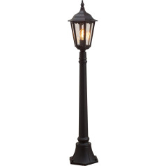 Konstsmide Firenze 7215-750 Ceļa apgaismojums W 23,5 cm D 23,5 cm H 120 cm 1 x 100 W IP43 Krāsots alumīnijs matēts melns