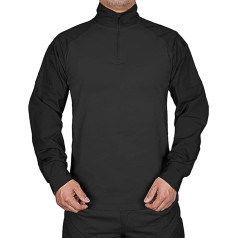 HARD LAND taktiskais krekliņš Combat Shirt Garām piedurknēm Slim Fit militārais krekliņš taktiskais armijas āra kaujas krekliņš ar 1/4 Zip