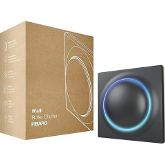 FIBARO Walli rullo slēdžu / Z-Wave Plus Smart Home rullo slēdžu slēdzis, antracīts, FGWREU-111-8