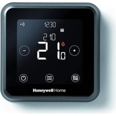 Honeywell Home T6 Funk-Raumthermostat, ar Wi-Fi, melns, 5 līdz 37 °C, ar Wi-Fi, melns