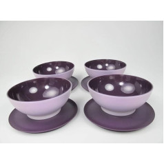 TUPPERWARE Allegra deserta trauki 275 ml Violeta (4) Trauki Deserta trauki