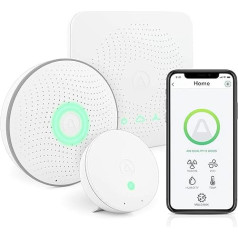 Airthings House Kit, система мониторинга радона и качества воздуха в помещении, многокомнатный, 420