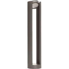 Lucande LED ceļa gaisma / Bollard Light 80 cm āra gaisma Rotējoša gaismas galva IP65 15 W LED