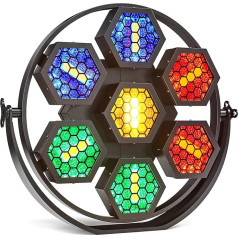 GdjRttk 350 W LED Par Light Retro RGBW + COB disko gaisma ar 63 LED Triplet Beads Auto / Mūzikas kontrole / Master Slave DJ gaisma pusei skatuvei dzimšanas dienas koncertam kāzām