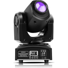 LED skatuves gaisma DMX512 DJ ballīšu gaisma 8 modeļi 8 krāsas disko gaisma 9/11 kanāli mūzikas bāriem, karaoke, mājas ballītēm, kāzām, kāzām, gaismas demonstrēšanai