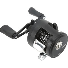 Baitcaster-Angelrad, Leichte Angelrolle, Große Reichweite, Geräuscharmes, Korrosionsbeständiges Metallrad, Magnetbremse für Fischteich