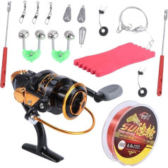 Toddmomy 3 Stück Trolling-Rolle Catfishing-Rollen Karpfenrollen Baitcaster-Rolle Casting-Rolle Angelrollen Mit Zusammenklappbarem Griff Angelrollen Für Küstenangeln Um Metallrad Zu