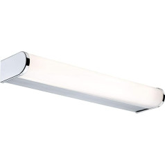 Paulmann 70879 LED Wandleuchte Arneb incl. 1x9 Watt IP44 Deckenlampe Chrom Badlampe Alu, Acryl Spiegelleuchte 3000 K