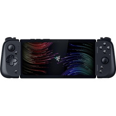 Razer Edge Android spēļu rokas ierīce ar Kishi V2 Pro kontrolieri (Snapdragon G3X Gen1, 6,8 collu AMOLED FHD+ skārienjūtīgais ekrāns ar 144 Hz, HyperSense Feel, PC, Xbox un mākoņspēles) Melna