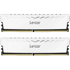 Lexar Thor DDR4 RAM 32GB komplekts (16GB x 2) 3600 MHz, DRAM 288-Pin UDIMM desktop atmiņas, XMP 2.0 augstas veiktspējas galvenā atmiņa, CL18-22-22-42, 1.35V (LD4BU016G-R3600GDWG)