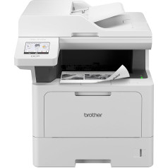 Brother DCP-L5510DW 3-in-1 Multifunction Printer Black / White (A4, 48 ppm, 1,200 x 1,200 DPI, LAN, WLAN, Duplex, 250 Sheets Paper Cassette) White/Grey