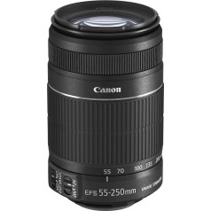 Canon EF-S 55-250mm 4,0-5, 6 IS II objektīvais objektīvs priekš EOS (stabilizēts)