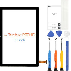 ARSSLY Touchscreen Ersatz für Teclast P20HD Digitizer für Teclast P20HD 10,1 Zoll Touchscreen Glas Panel mit Reparaturwerkzeug (kein LCD-Display)