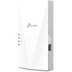 TP-Link RE600X WiFi 6 WLAN Amplifier Repeater AX1800 (Dual Band 1201 MBit/s 5GHz + 574 MBit/s 2.4 GHz, MU-MIMO, Gigabit Port, Maximum Cover, Compatible with All WLAN Routers) White