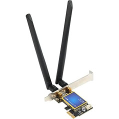 Divjoslu 1200 Mbps PCIE WLAN karte ar Bluetooth 4.0 stacionārajam datoram