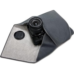 ComfortAce Camera Wrapping Cloth for Camera as Protective Case for Photography Equipment in Backpack, Bag, Pouch etc. Fits Full Format DSLR, Lens, Tripod, Tablet PC etc., gray, wrapping cloth