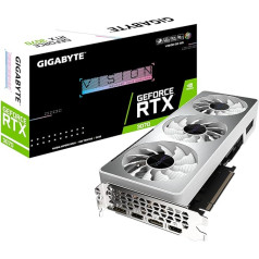 Gigabyte GeForce RTX 3070 Vision OC 8GB V2 LHR grafiskā karte GV-N3070VISION OC-8GD V2