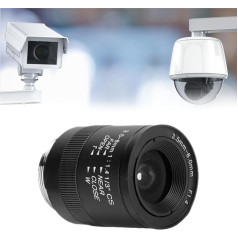 3,5-8 mm manuālās diafragmas kameras objektīvs Manuālā diafragma CS stiprinājums CCTV novērošanas kameras tālummaiņas objektīvs 720P manuālais objektīvs Fokusa attālums Objektīvs Drošības CCTV kameru piederumi