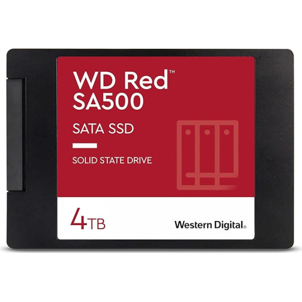 WD Red SA500 NAS SATA SSD 4TB 2,5