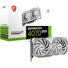 VGA MSI RTX4070 Super 12GB Ventus 2X White OC